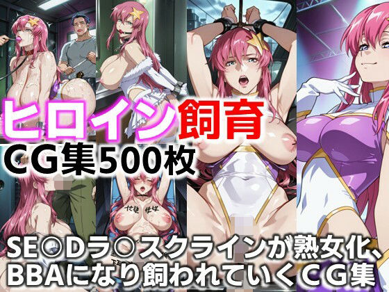 ヒロイン飼育  SE○Dラ○スクラインが熟女化、BBAになり飼われていくCG集  エロ画像660420