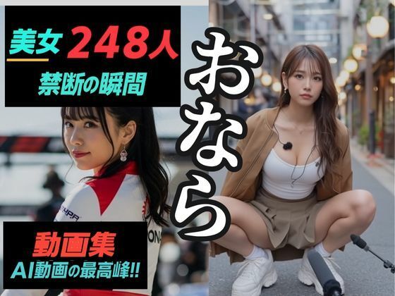 美女248人×禁断の瞬間〜おなら動画集〜  エロ画像691346