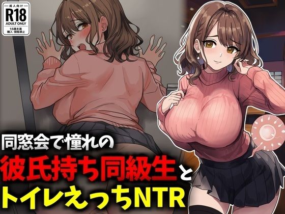 同窓会で憧れのマドンナ的同級生とトイレえっちNTR  エロ画像716940