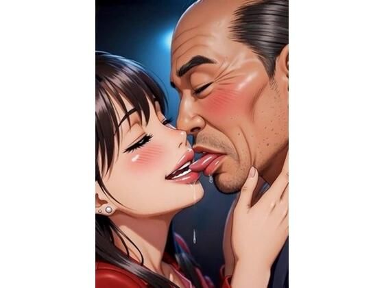 美女とおじさんのディープキス 1  エロ画像740109