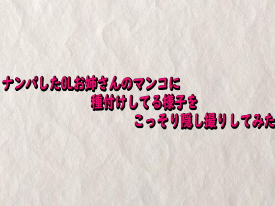 ナンパしたOLお姉さんのマンコに種付けしてる様子をこっそり隠し撮りしてみた  エロ画像742151